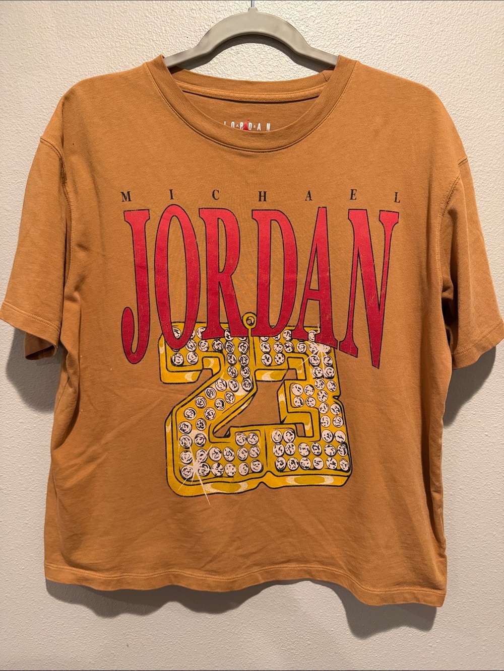 Jordan Short Sleeve Loose Fit T-shirt Size Medium